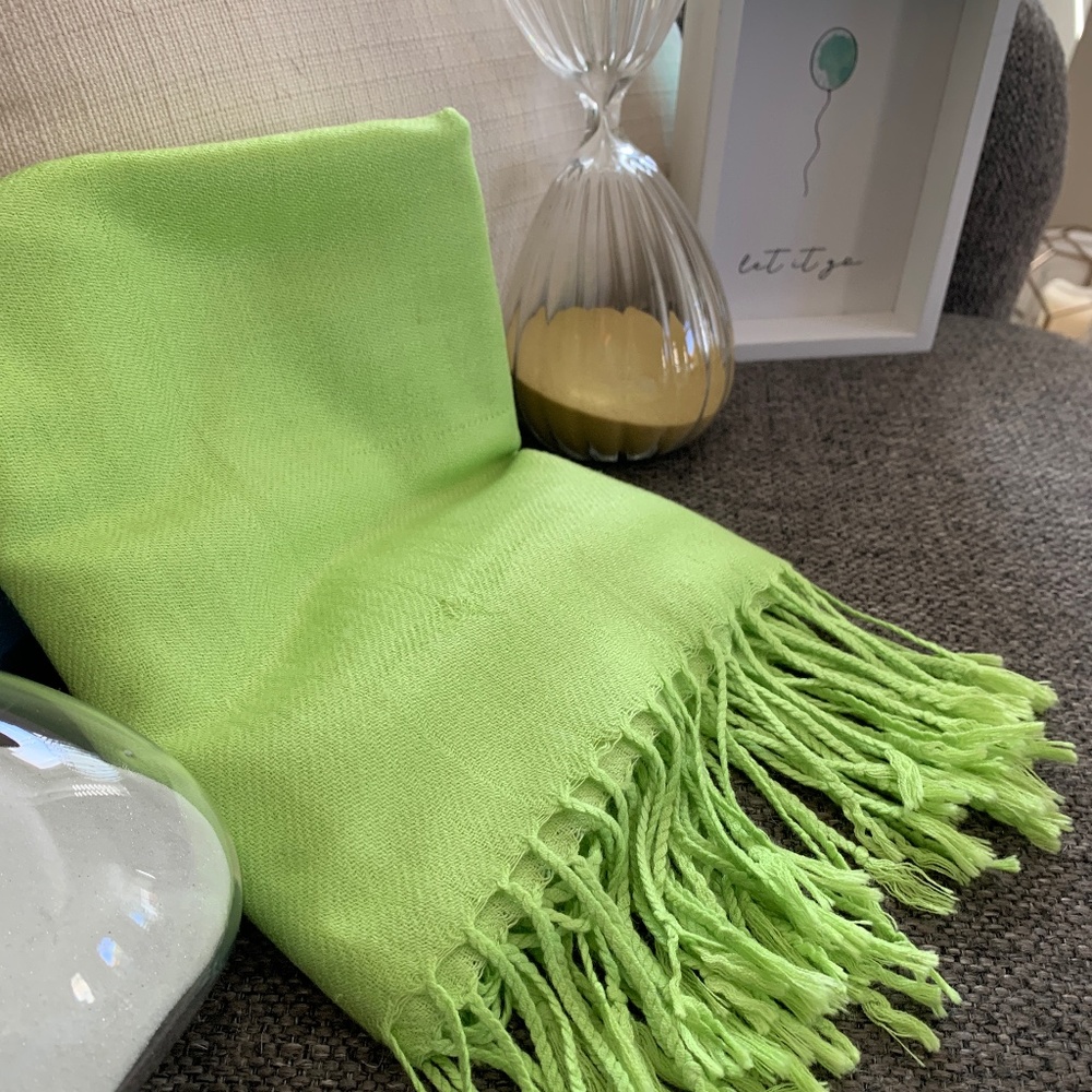 FREE WITH PURCHASE OF HANDMADE ITEM!Pashmina will add just a pop of color!